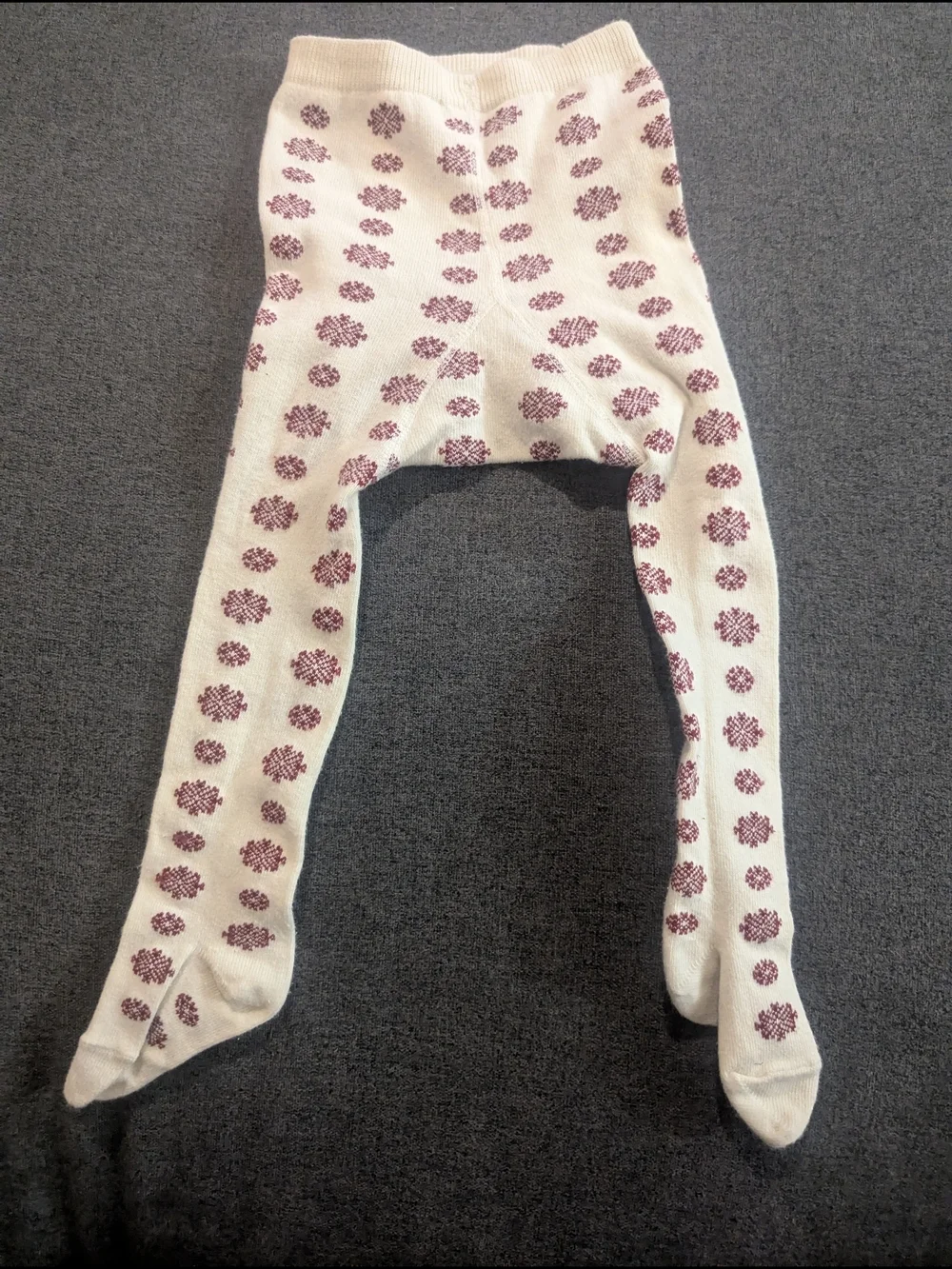Hanna Andersson Snowflake Ruffle Tights